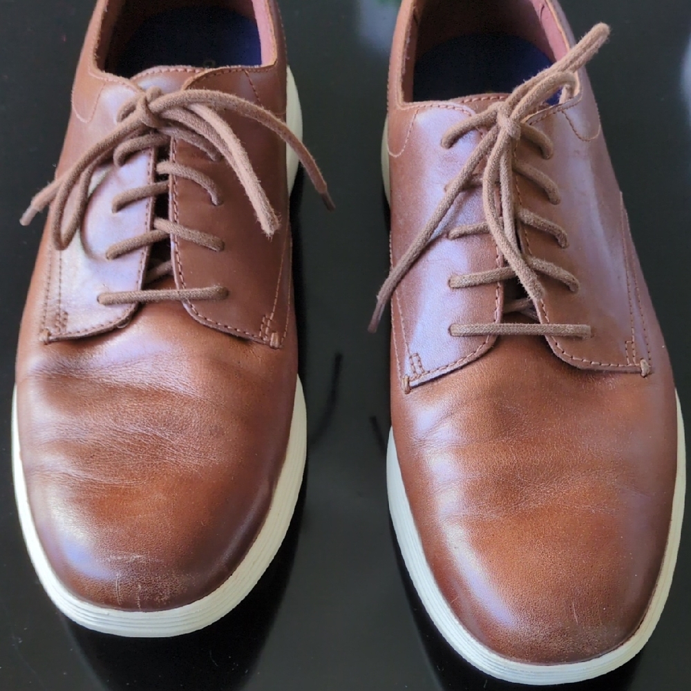 Cole Haan Brown Leather Oxfords